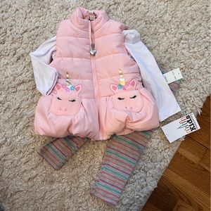 3 piece unicorn set